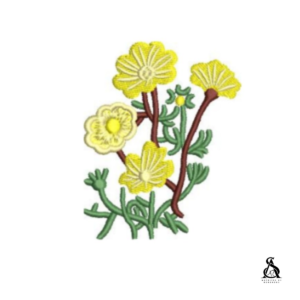Matriz de Bordado Flor