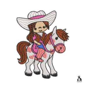 Matriz de Bordado Menininha Country