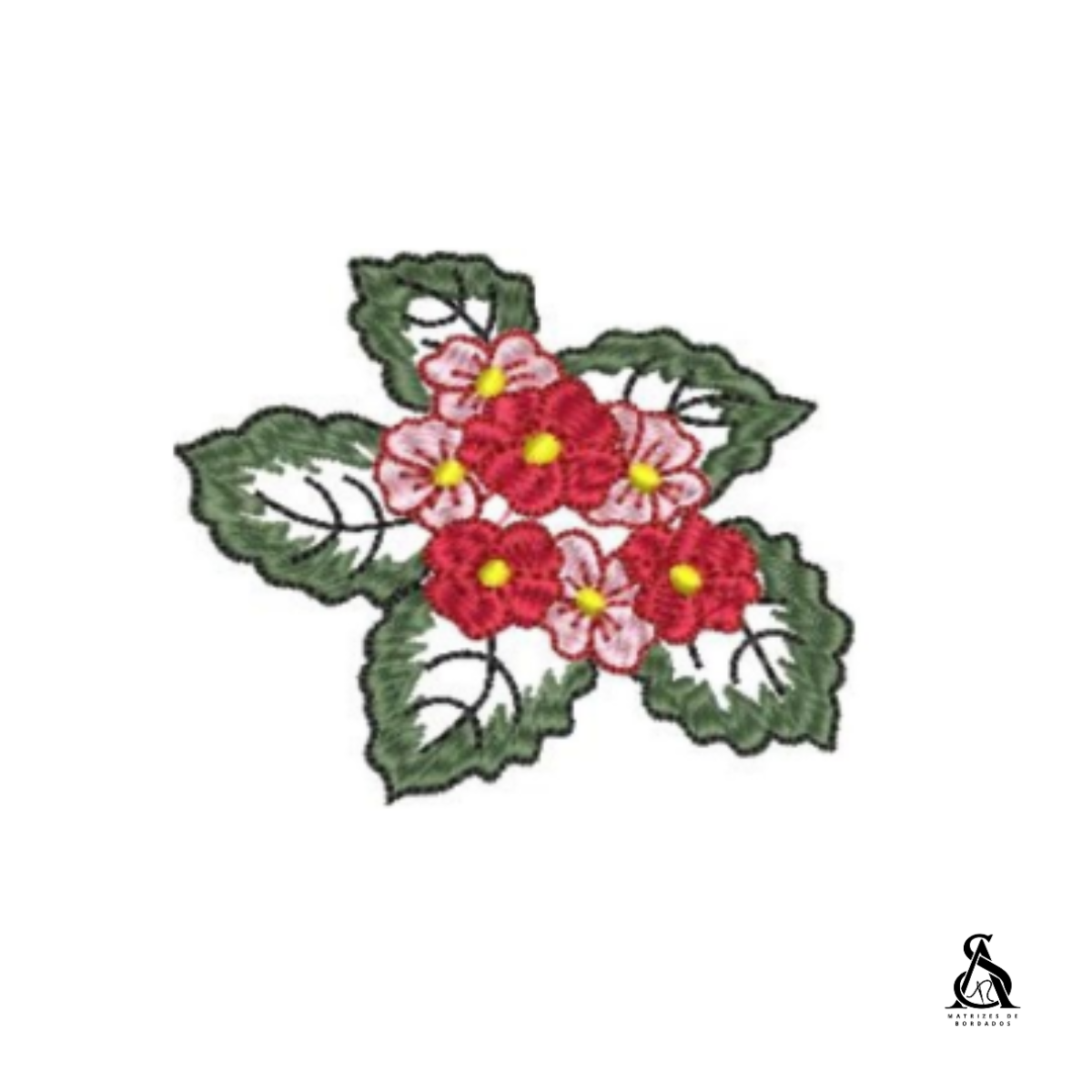 Matriz de Bordado Flor