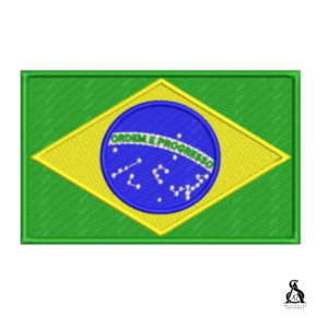 Matriz de Bordado Bandeira do Brasil
