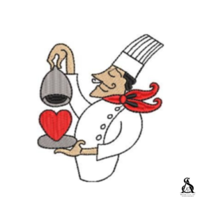 Matriz de Bordado  Chef de Cozinha