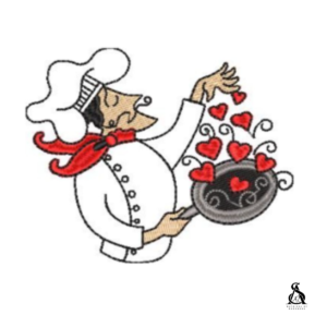 Matriz de Bordado  Chef de Cozinha