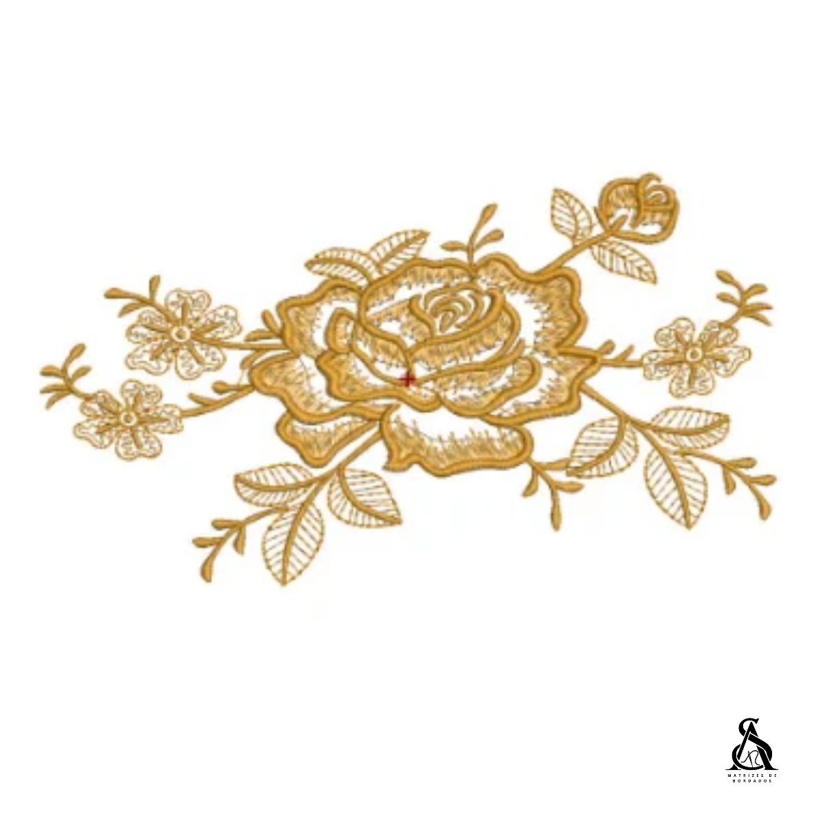 Matriz de Bordado Floral