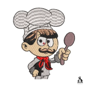 Matriz de Bordado Chefe de Cozinha