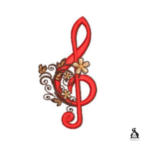 Matriz de Bordado Nota Musical