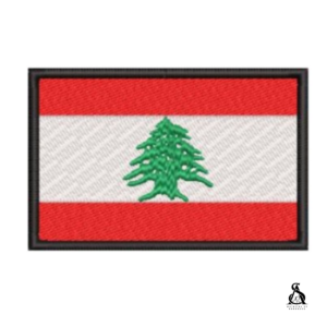 Matriz de Bordado Bandeira Líbano