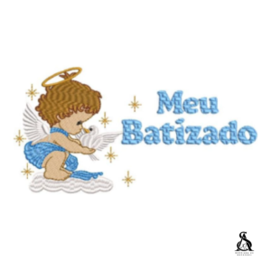 Matriz de Bordado Meu Batizado