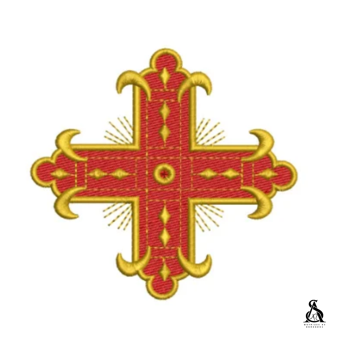 Matriz De Bordado Cruz
