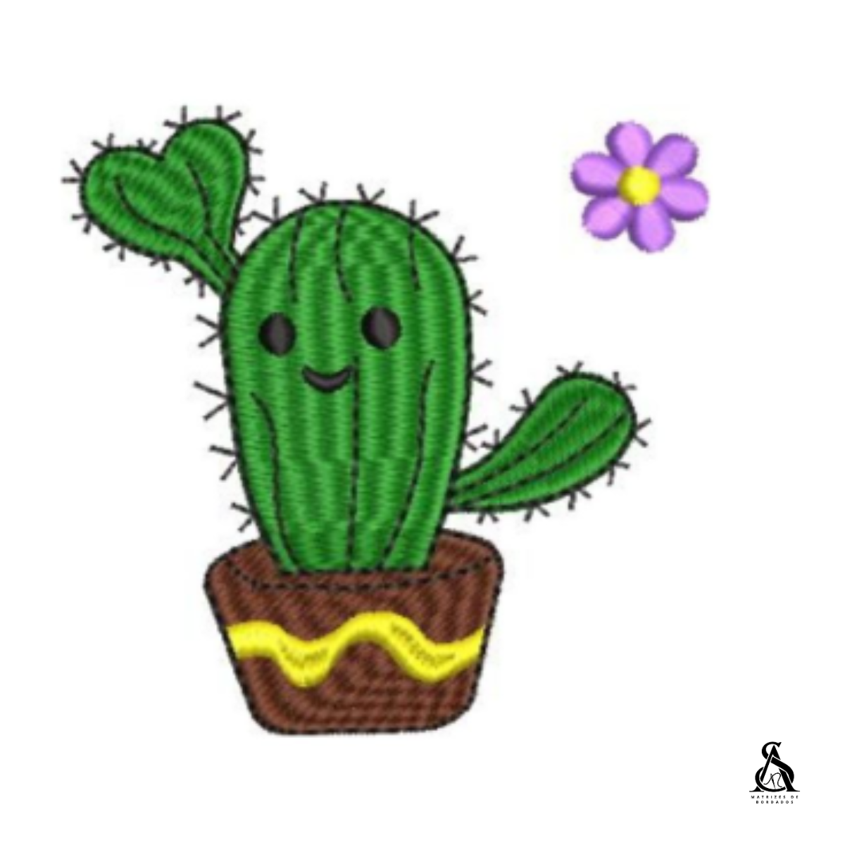 Matriz De Bordado Cactos