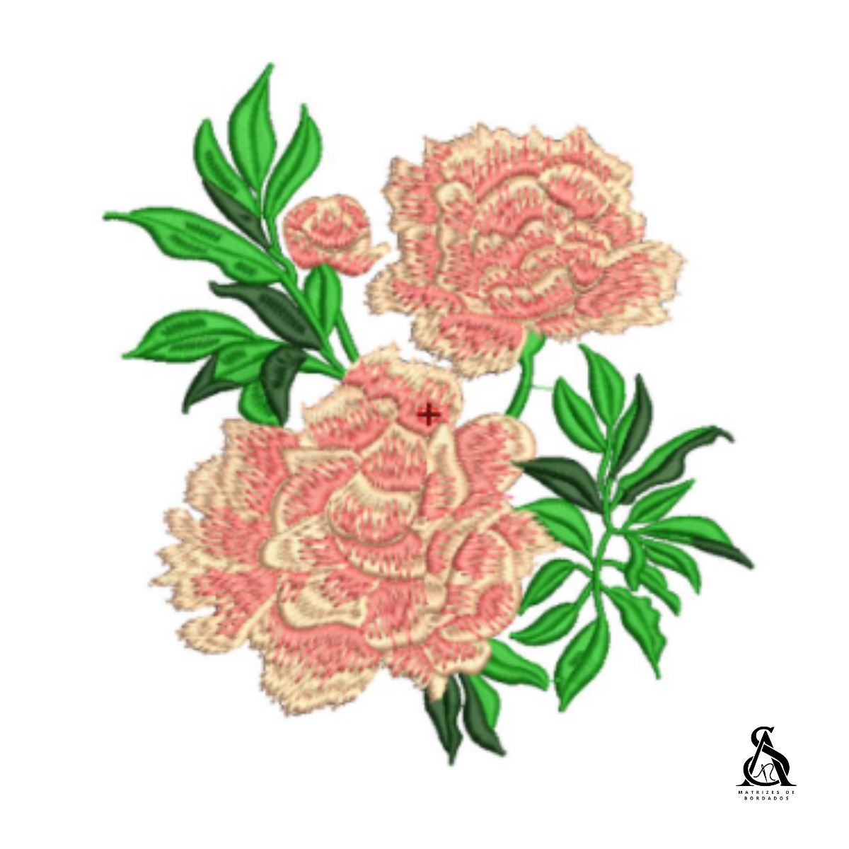 Matriz de Bordado Floral