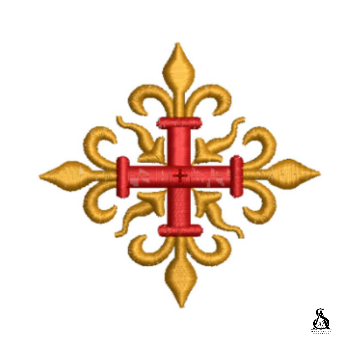 Matriz De Bordado Cruz