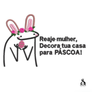Matriz de Bordado Meme Páscoa