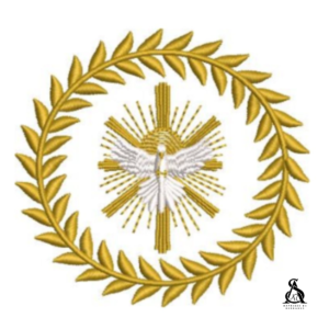 Matriz De Bordado Moldura Espirito Santo
